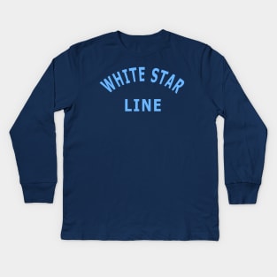 White Star Line Kids Long Sleeve T-Shirt